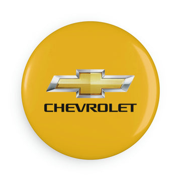 Yellow Chevrolet Button Magnet, Round (10 pcs)™