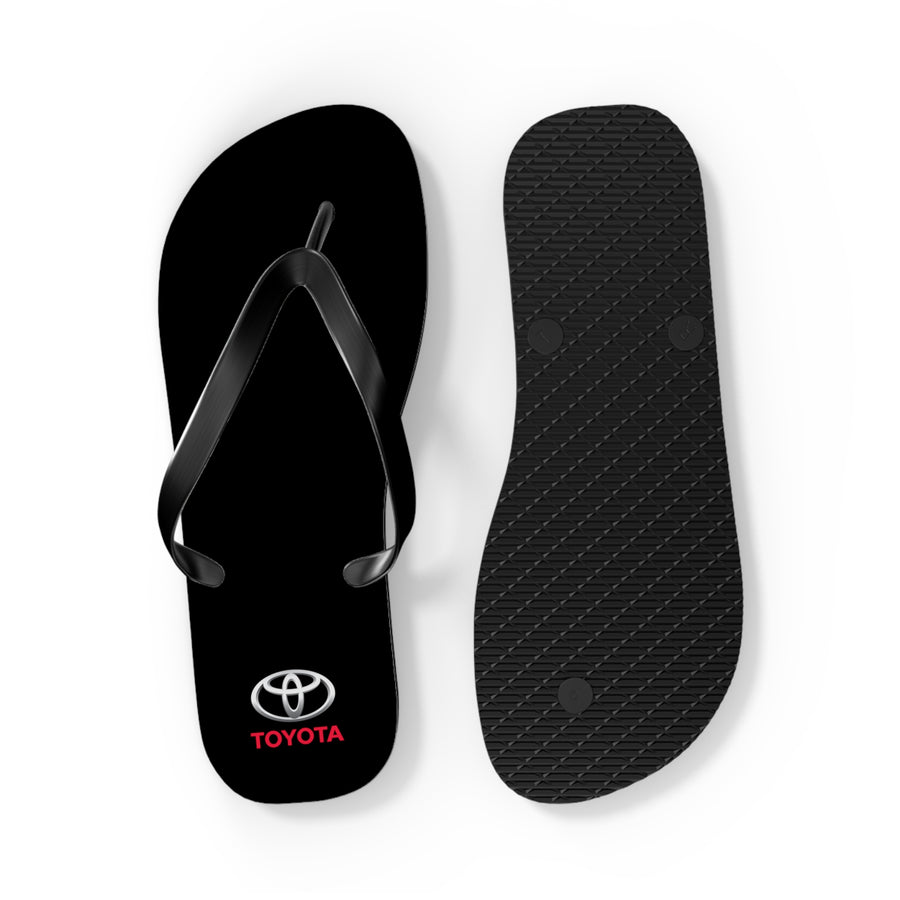 Unisex Black Toyota Flip Flops™