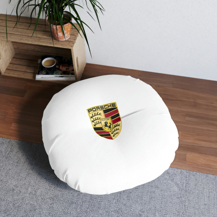 Porsche Tufted Floor Pillow, Round™