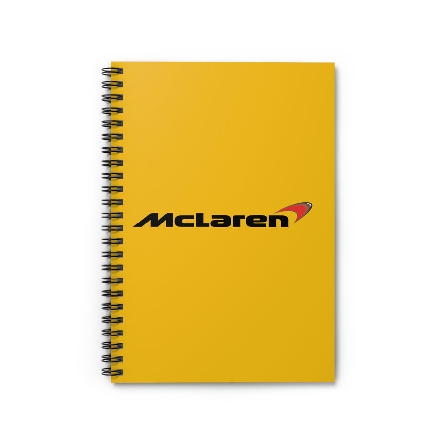 Yellow McLaren Spiral Notebook - Ruled Line™