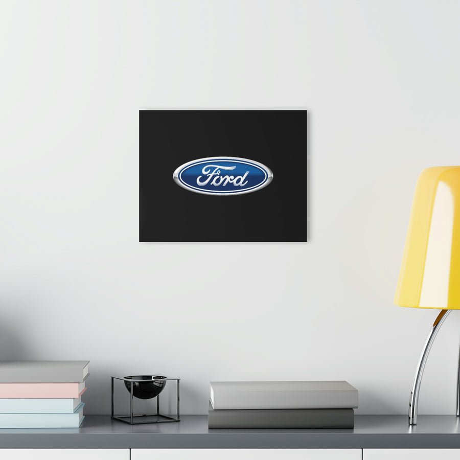 Black Ford Acrylic Prints (French Cleat Hanging)™