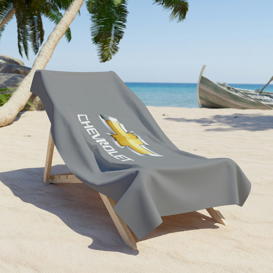 Grey Chevrolet Beach Towel™