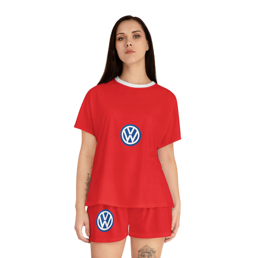 Women's Red Volkswagen Short Pajama Set™