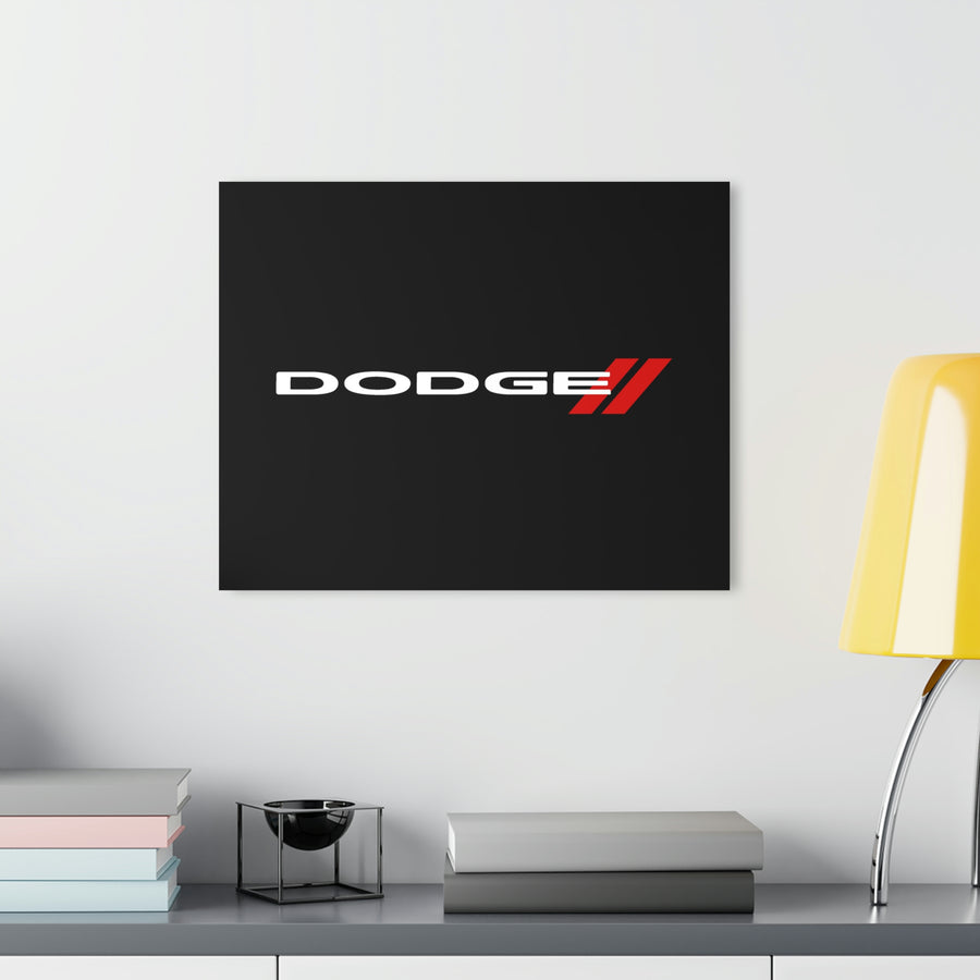 Black Dodge Acrylic Prints (French Cleat Hanging)™