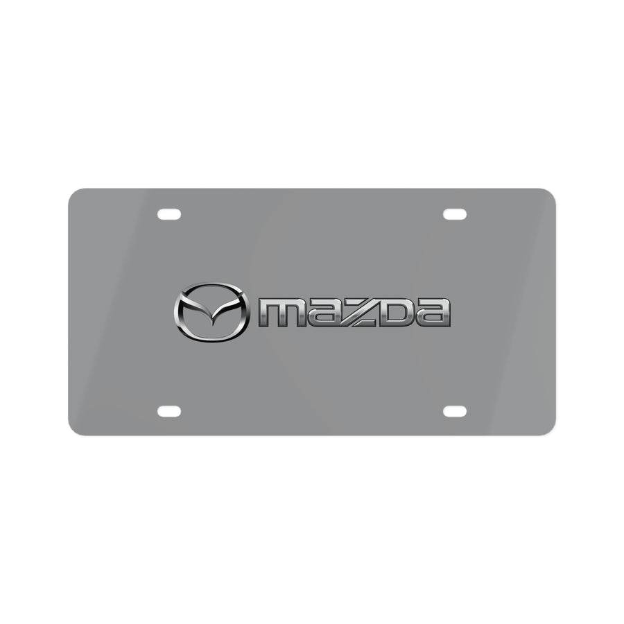 Grey Mazda License Plate™