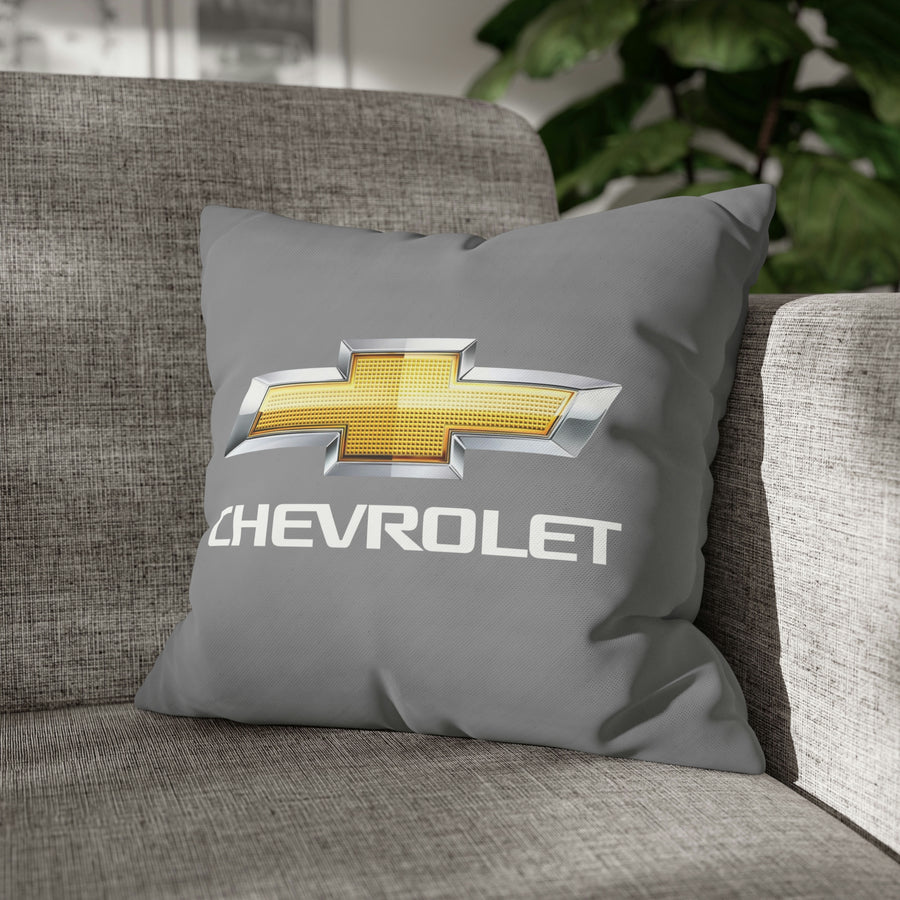 Grey Chevrolet Spun Polyester pillowcase™