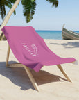 Light Pink Jaguar Beach Towel™