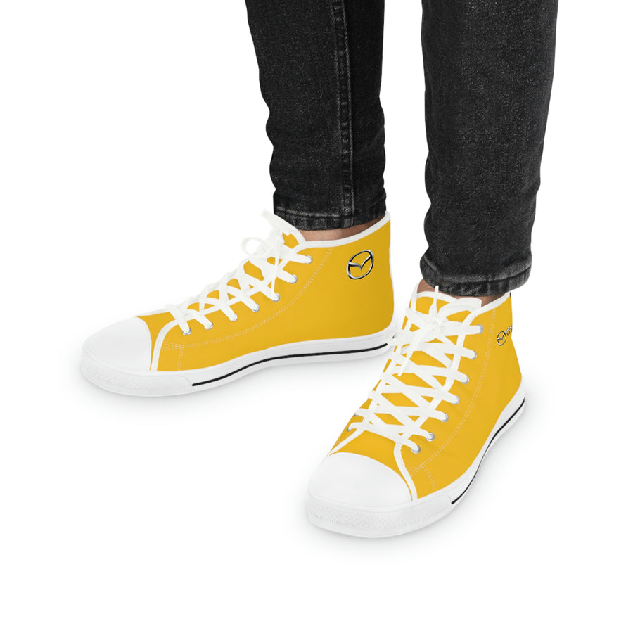 Men's Yellow Mazda High Top Sneakers™