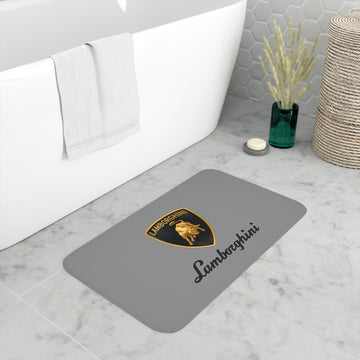 Grey Lamborghini Memory Foam Bathmat™