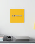 Yellow Mazda Acrylic Prints (French Cleat Hanging)™