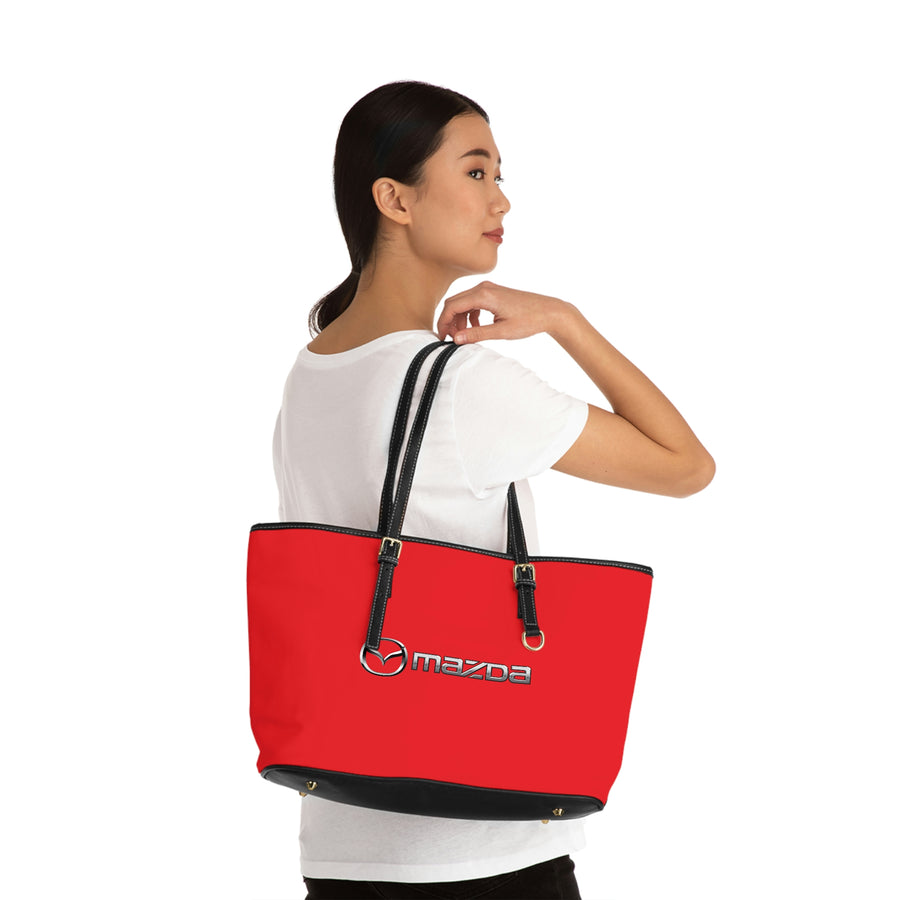 Red Mazda Leather Shoulder Bag™
