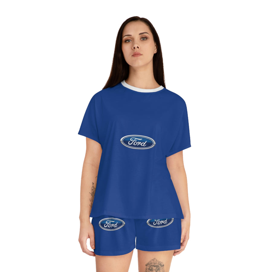 Women's Dark Blue Ford Short Pajama Set™