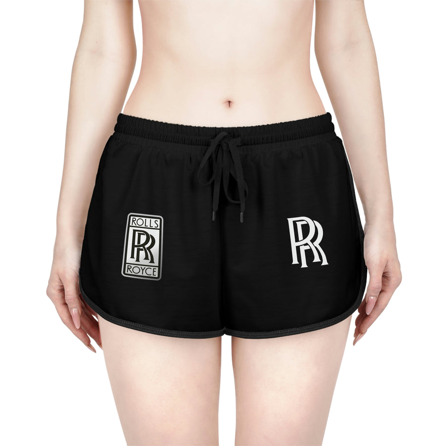 Women's Black Rolls Royce Relaxed Shorts™