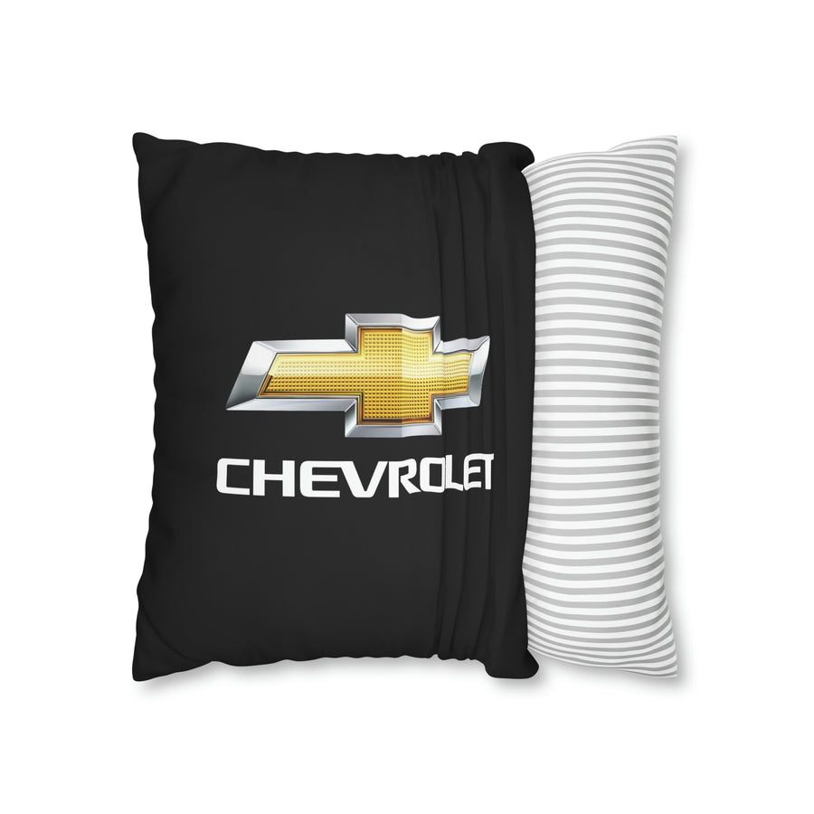 Black Chevrolet Spun Polyester pillowcase™