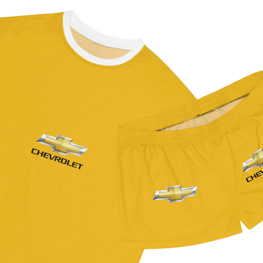 Women's Yellow Chevrolet Short Pajama Set™