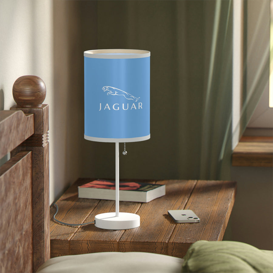 Light Blue Jaguar Lamp on a Stand, US|CA plug™