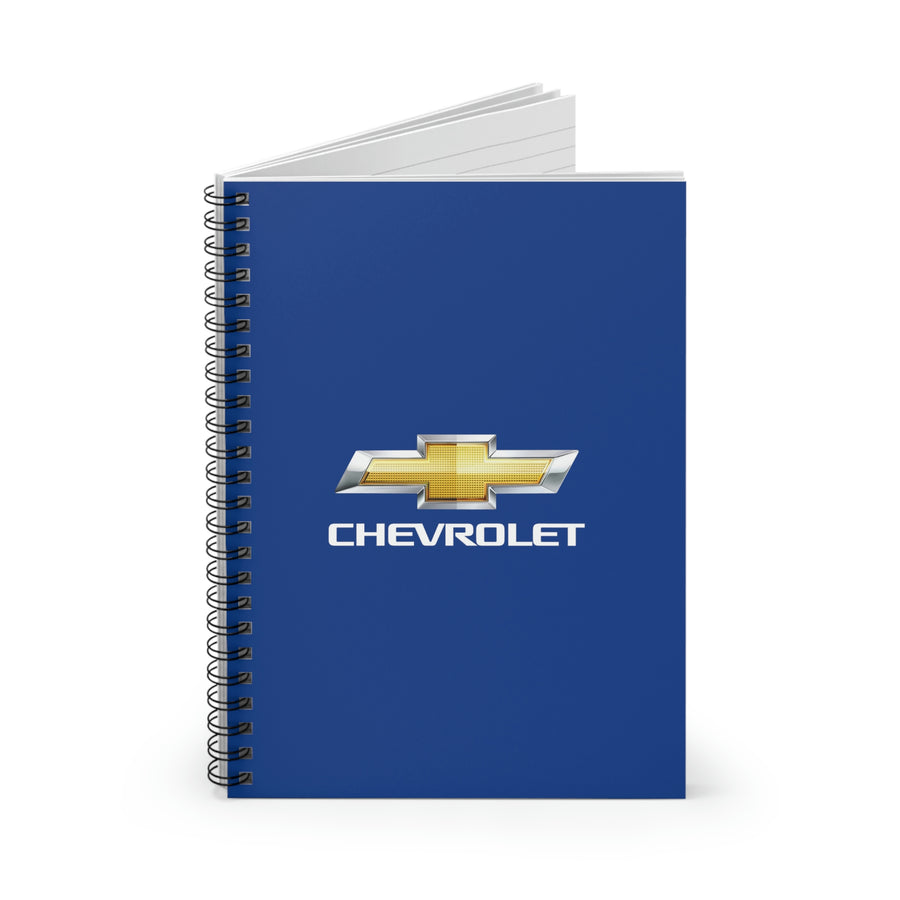 Dark Blue Chevrolet Spiral Notebook - Ruled Line™