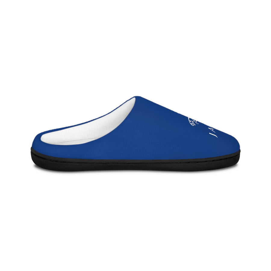 Unisex Dark Blue Jaguar Indoor Slippers™