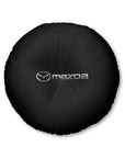 Black Mazda Tufted Floor Pillow, Round™