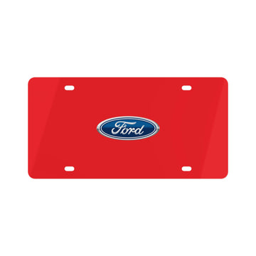 Red Ford License Plate™