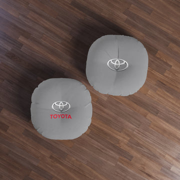 Grey Toyota Tufted Floor Pillow, Round™