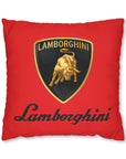 Red Lamborghini Spun Polyester pillowcase™