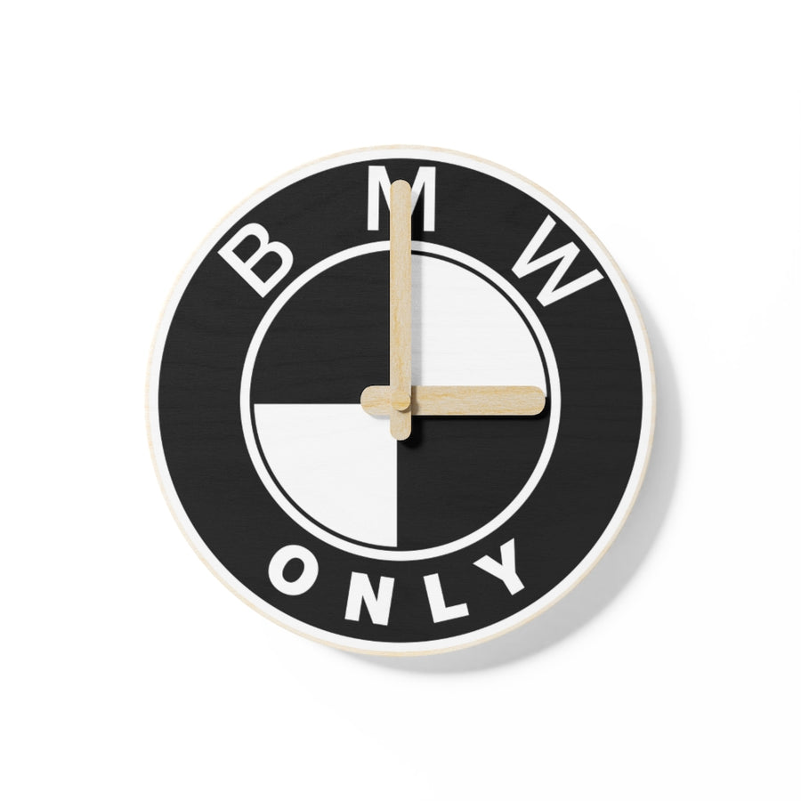 Wooden Wall BMW Clock™