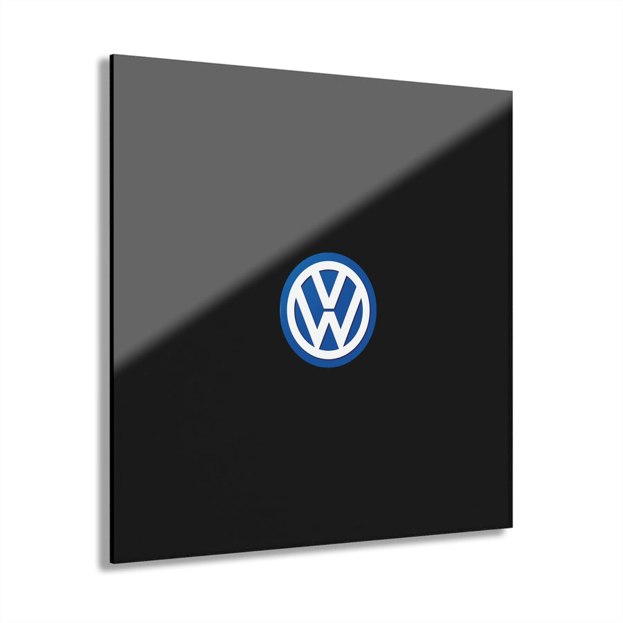 Black Volkswagen Acrylic Prints (French Cleat Hanging)™