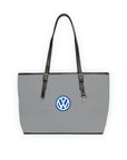 Grey Volkswagen Leather Shoulder Bag™