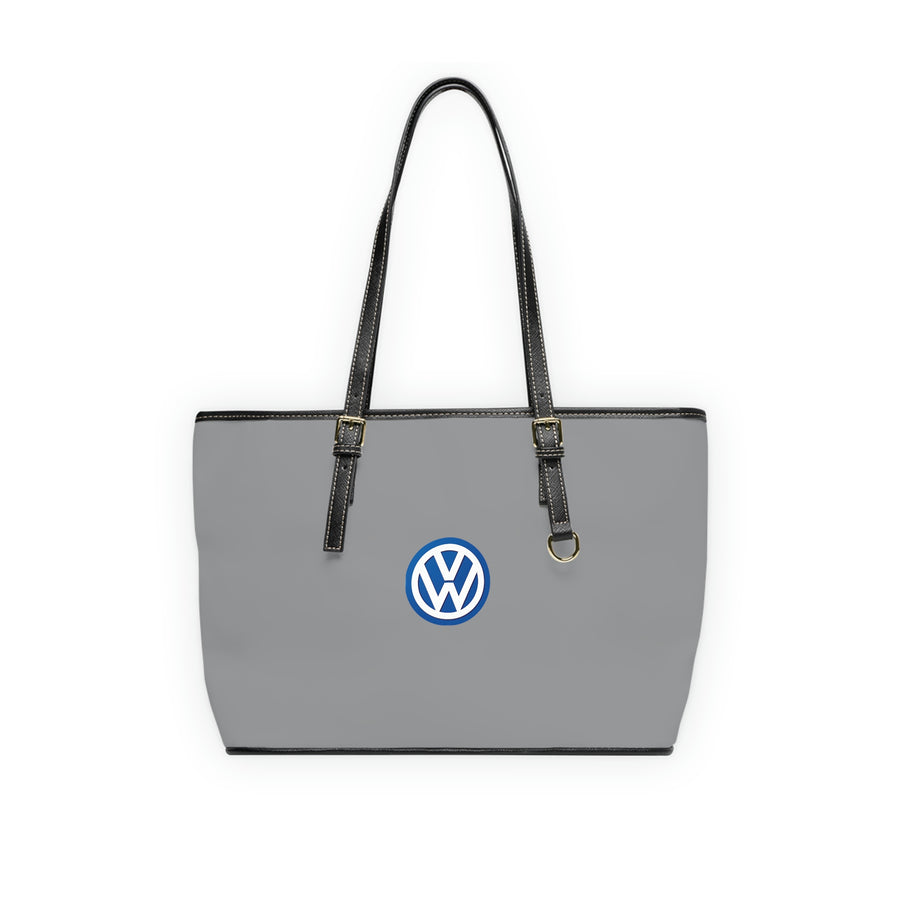 Grey Volkswagen Leather Shoulder Bag™