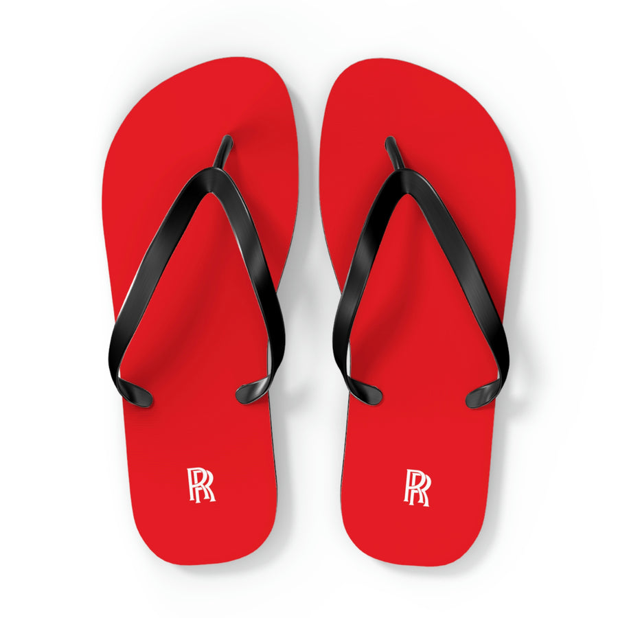 Unisex Red Rolls Royce Flip Flops™