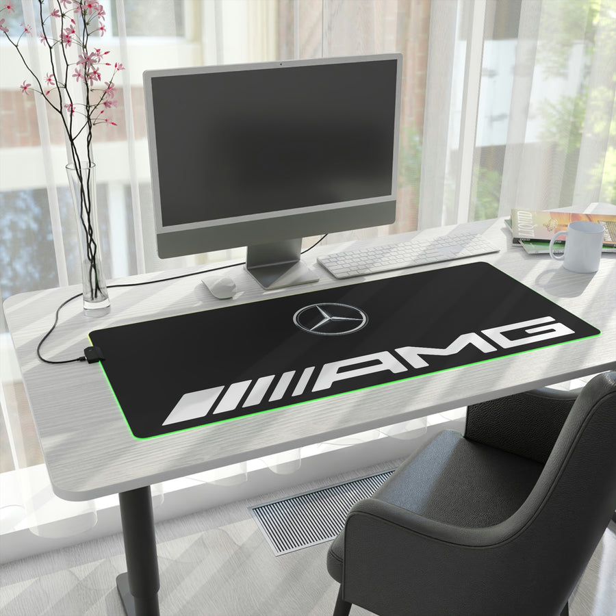 Black Mercedes LED Gaming Mouse Pad™