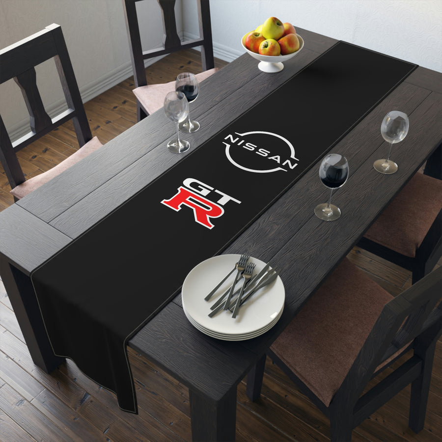 Black Nissan GTR Table Runner (Cotton, Poly)™