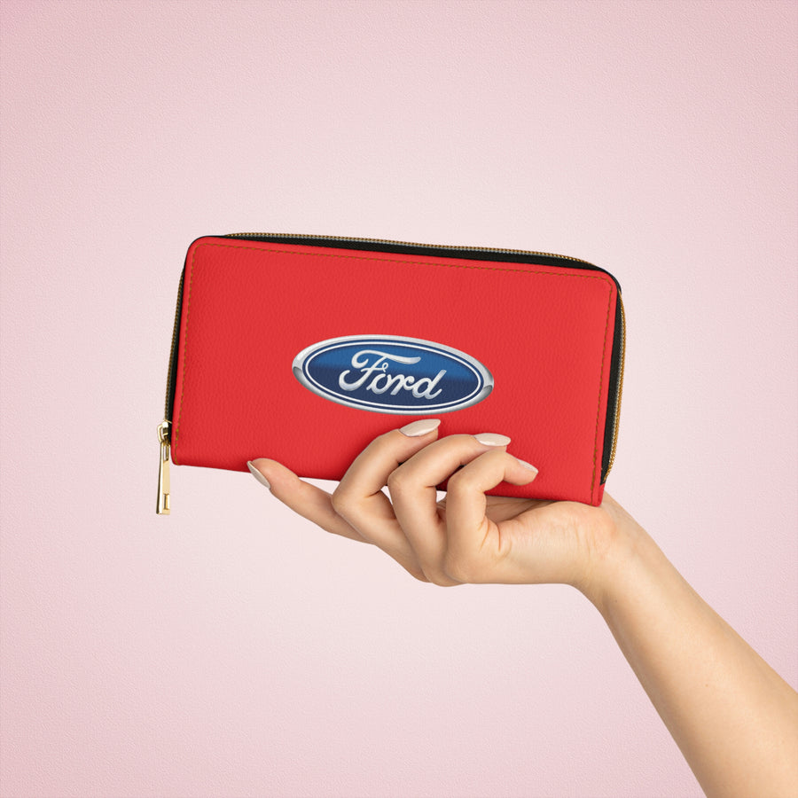 Red Ford Zipper Wallet™