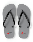 Unisex Grey Mitsubishi Flip Flops™