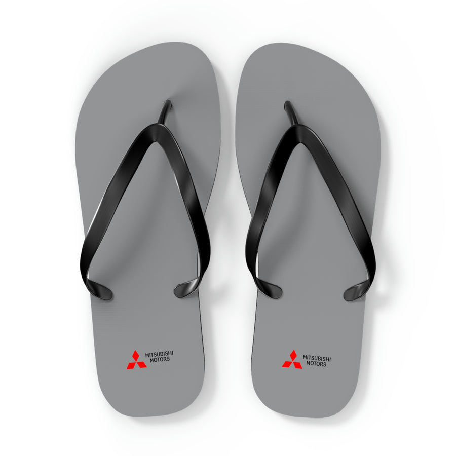 Unisex Grey Mitsubishi Flip Flops™