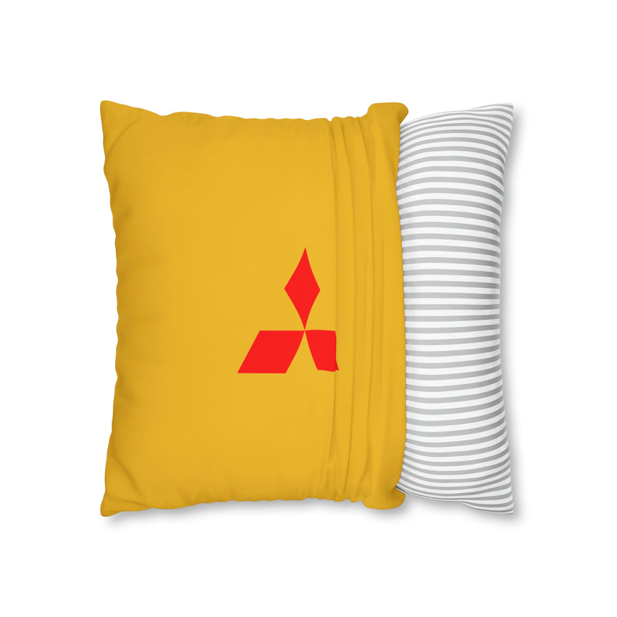 Yellow Mitsubishi Spun Polyester pillowcase™