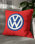 Red Volkswagen Spun Polyester pillowcase™