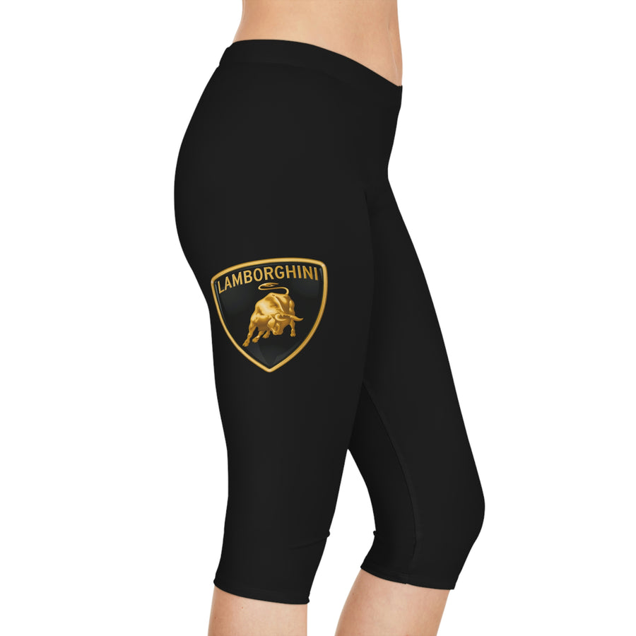 Women's Black Lamborghini Capri Leggings™