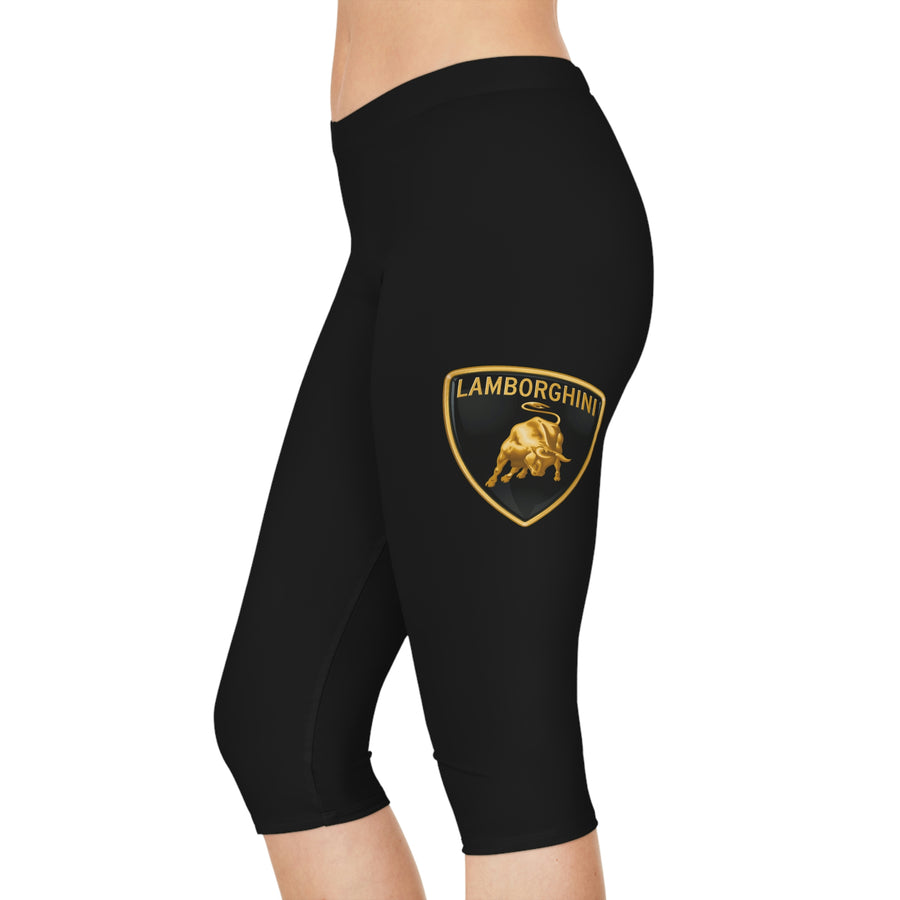 Women's Black Lamborghini Capri Leggings™