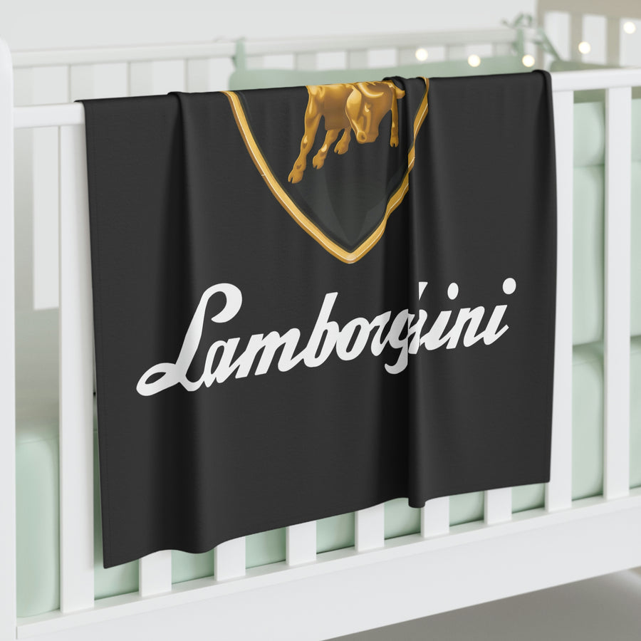 Black Lamborghini Baby Swaddle Blanket™