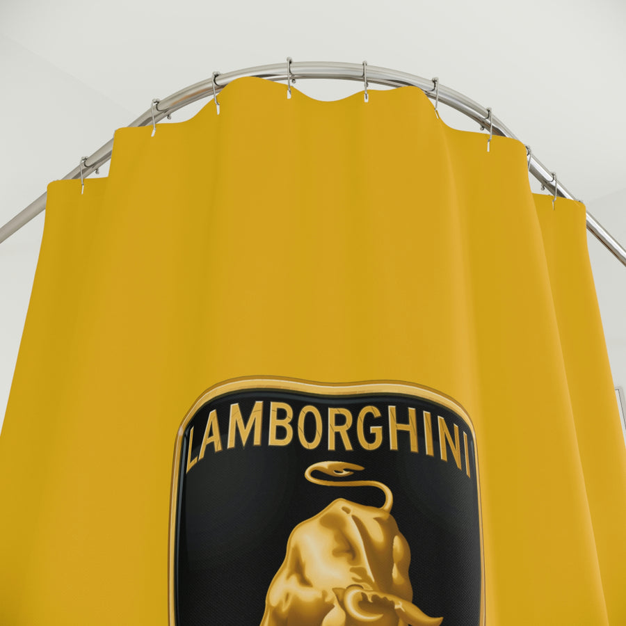 Yellow Lamborghini Shower Curtain™