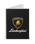 Black Lamborghini Spiral Notebook - Ruled Line™
