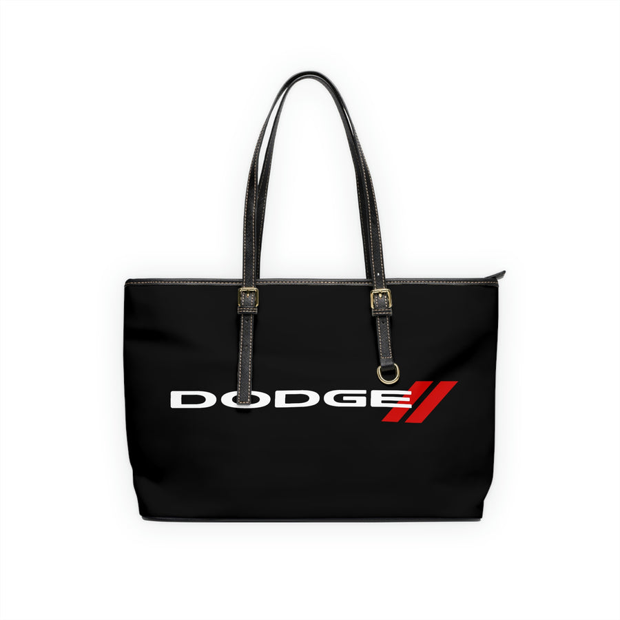 Black Dodge Leather Shoulder Bag™