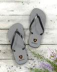 Unisex Grey Lamborghini Flip Flops™