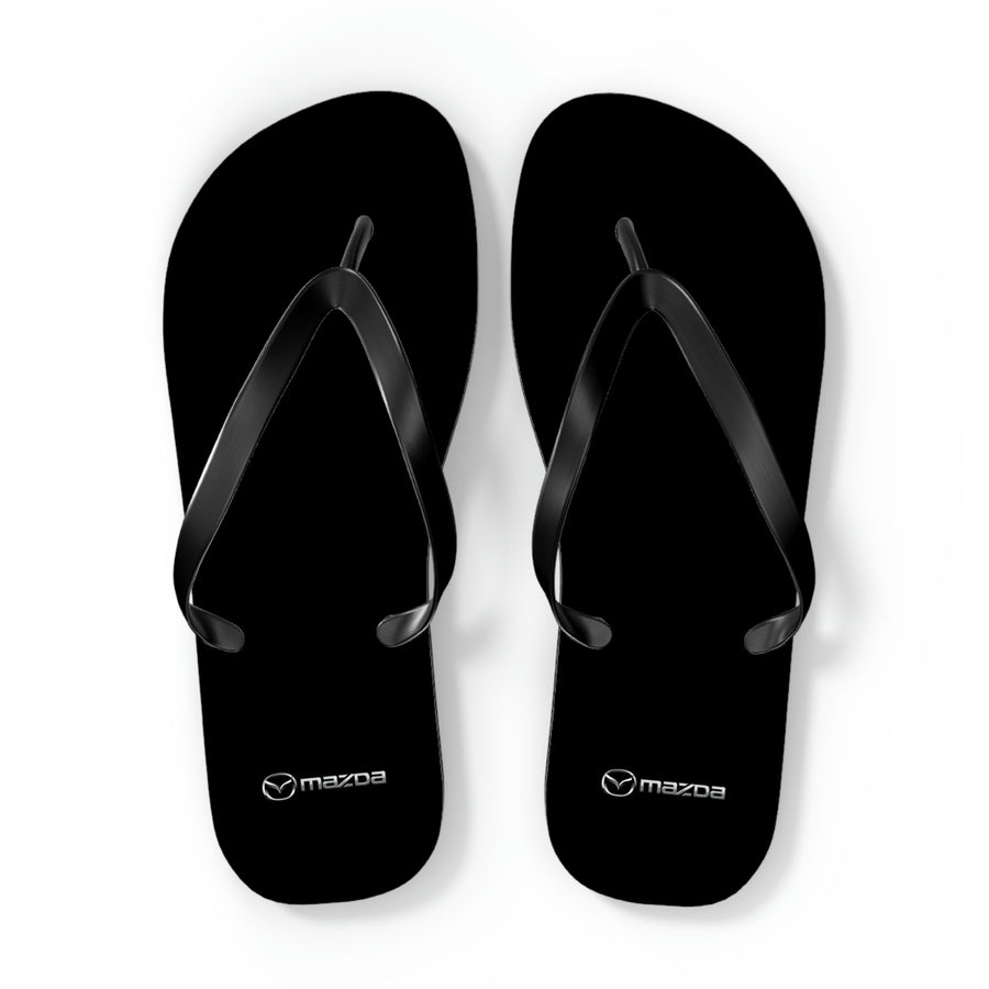 Unisex Black Mazda Flip Flops™