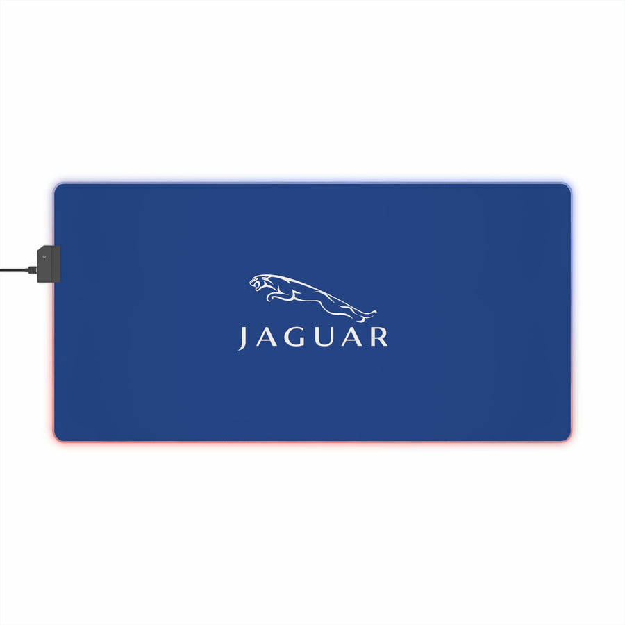 Dark Blue Jaguar LED Gaming Mouse Pad™