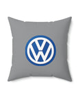 Grey Volkswagen Spun Polyester Square Pillow™