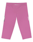 Women's Light Pink Rolls Royce Capri Leggings™