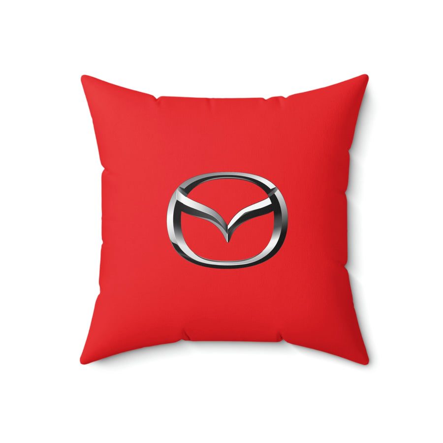 Red Mazda Spun Polyester Square Pillow™